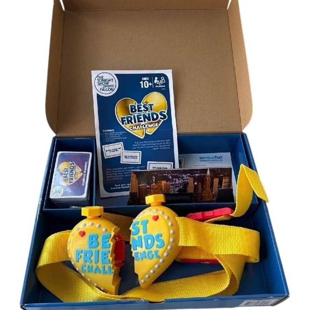Jimmy Fallon's The Tonight Show Best Friends Challenge Game Family Fun! Complete